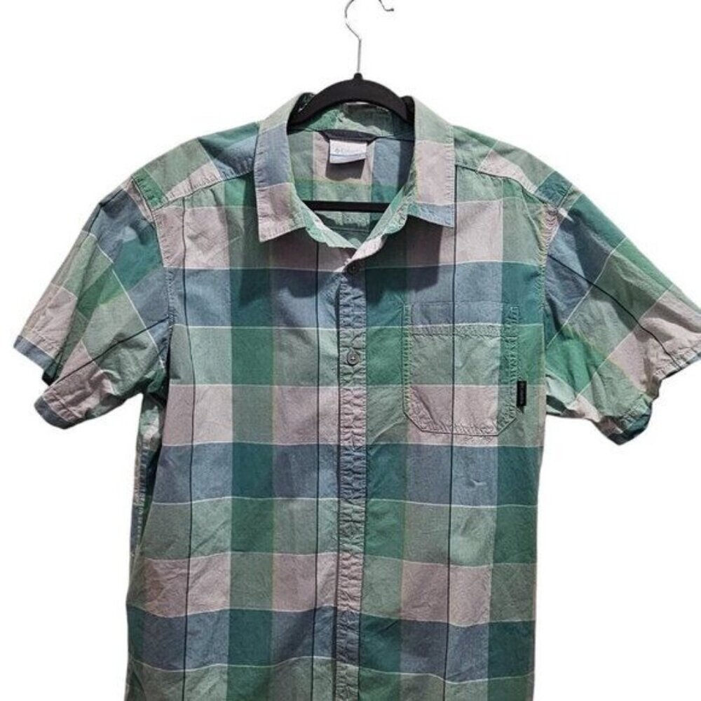 Columbia Short Sleeve Button Down Casual Shirt - Men's Size L